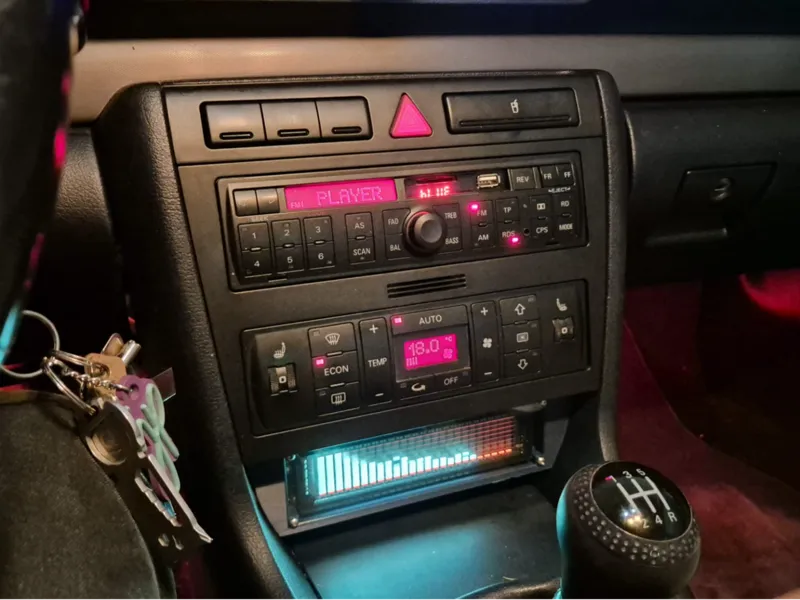 Audi A4 B5 pre Facelift Vfd Holder Less recessed