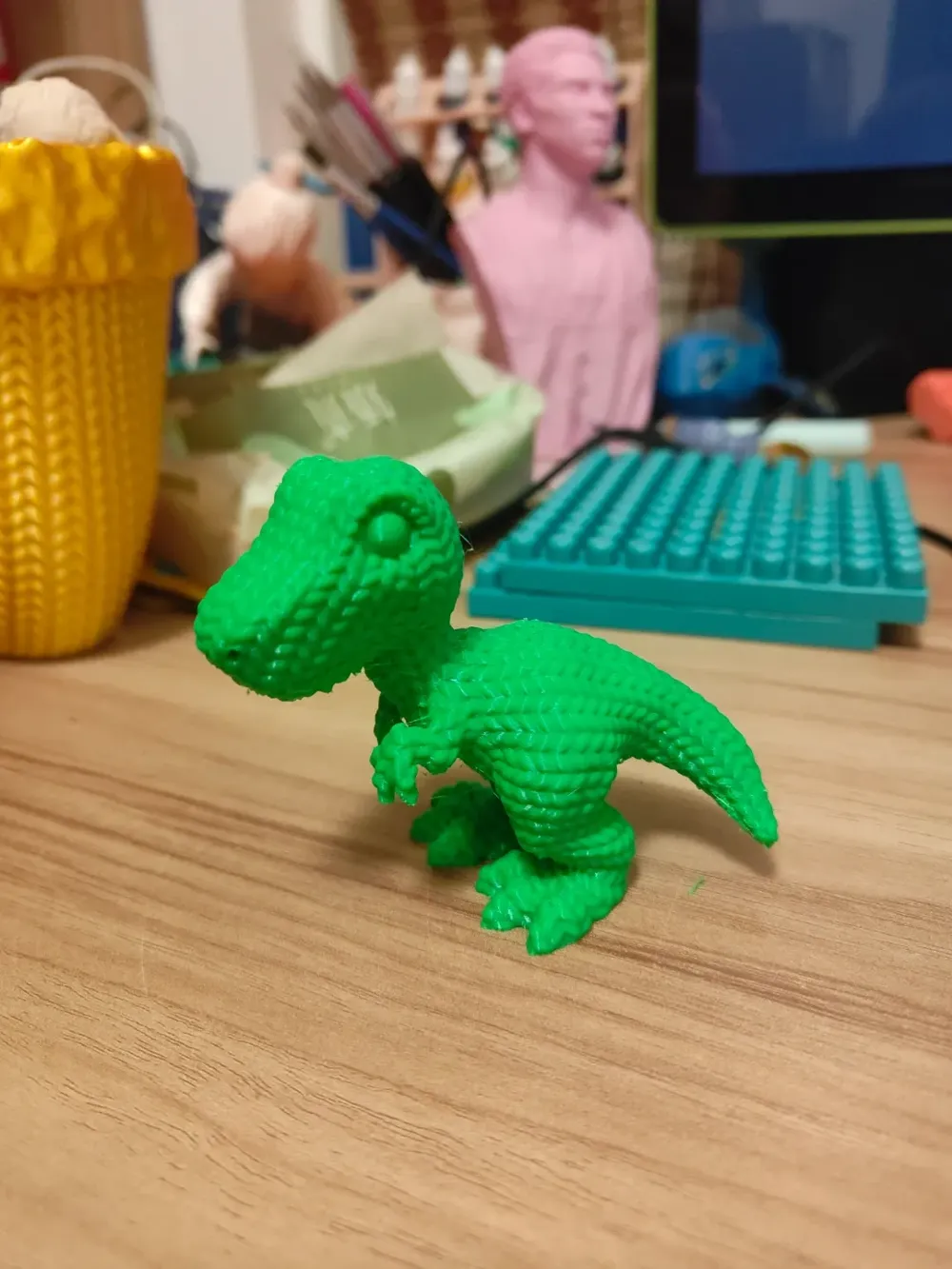 Adorno decorativo de colección de estatuilla de dinosaurio creativo de diseño especial