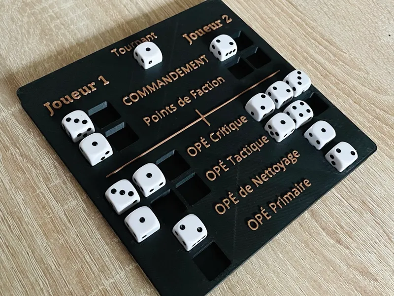 Compteur de points Kill Team bi-color