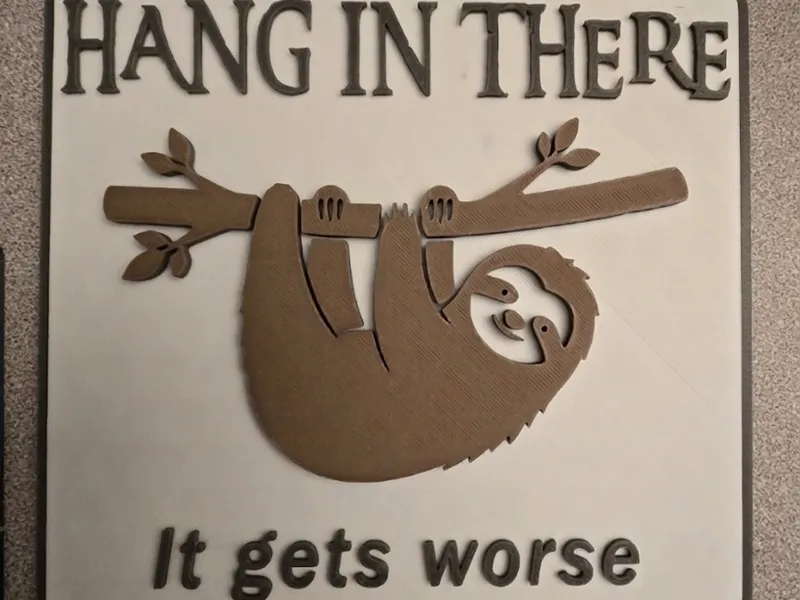 HANG IN THERE - Wall Art