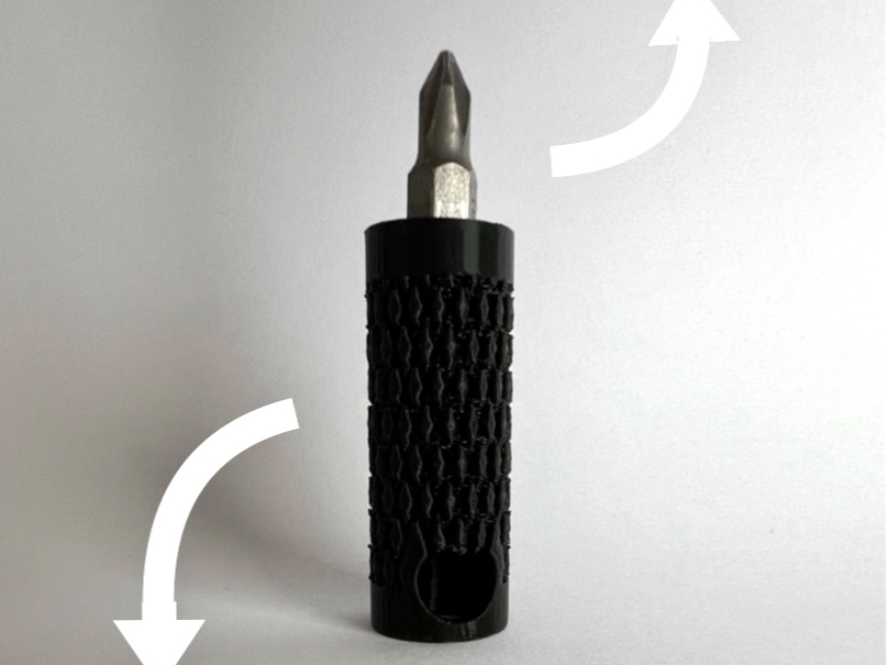 Mini screw driver (diamond grip)