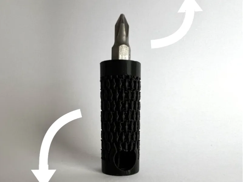 Mini screw driver (diamond grip)
