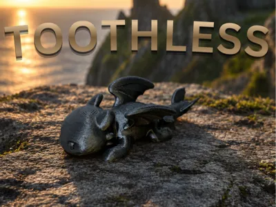 Articulated Toothless Dragon