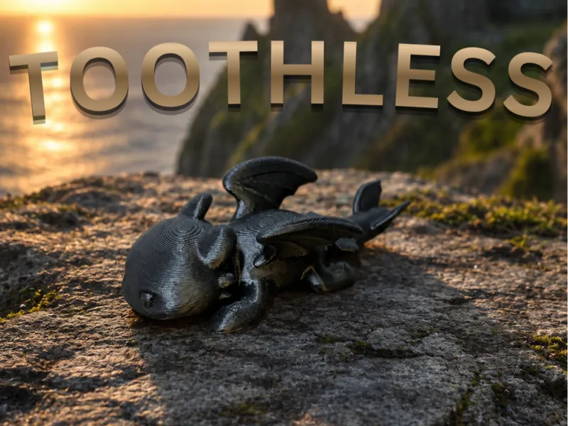 Articulated Toothless Dragon