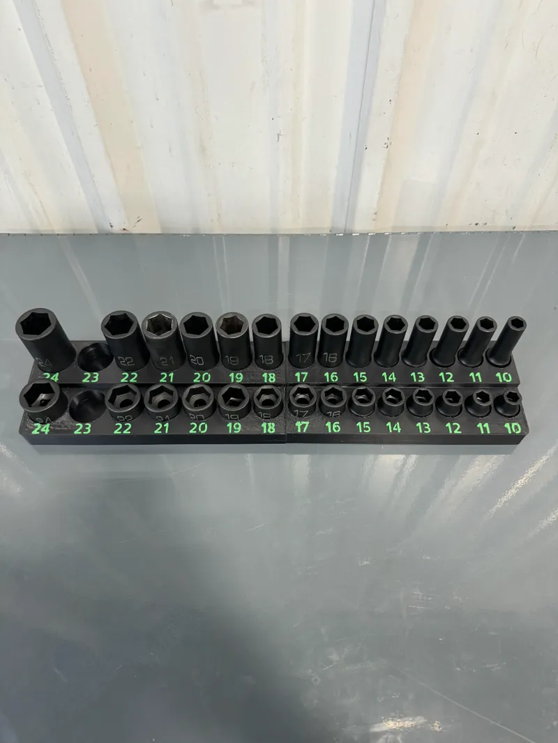 1/2 Deep & Shallow Socket Tray