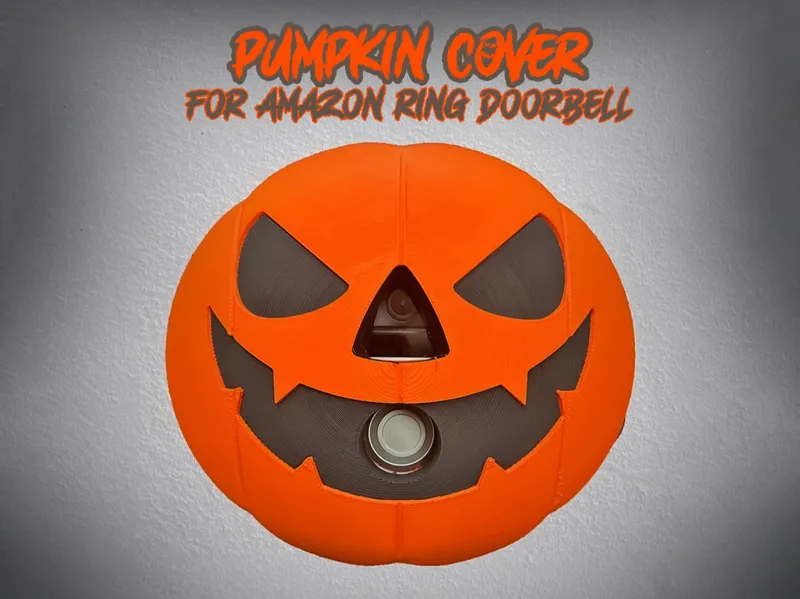 Pumpkin Cover for Amazon Ring - Halloween Decor