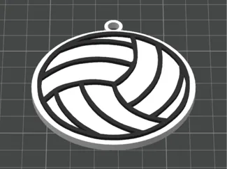 Volleyball Bag Tag