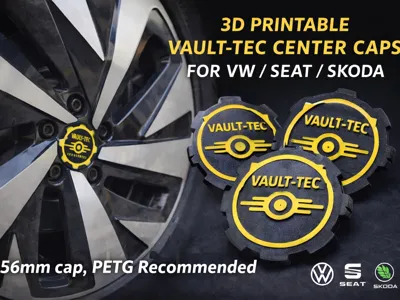 Vault Tec Centercaps 56mm