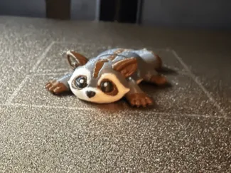 Flexi Sugar Glider Cute Print in Place Toy