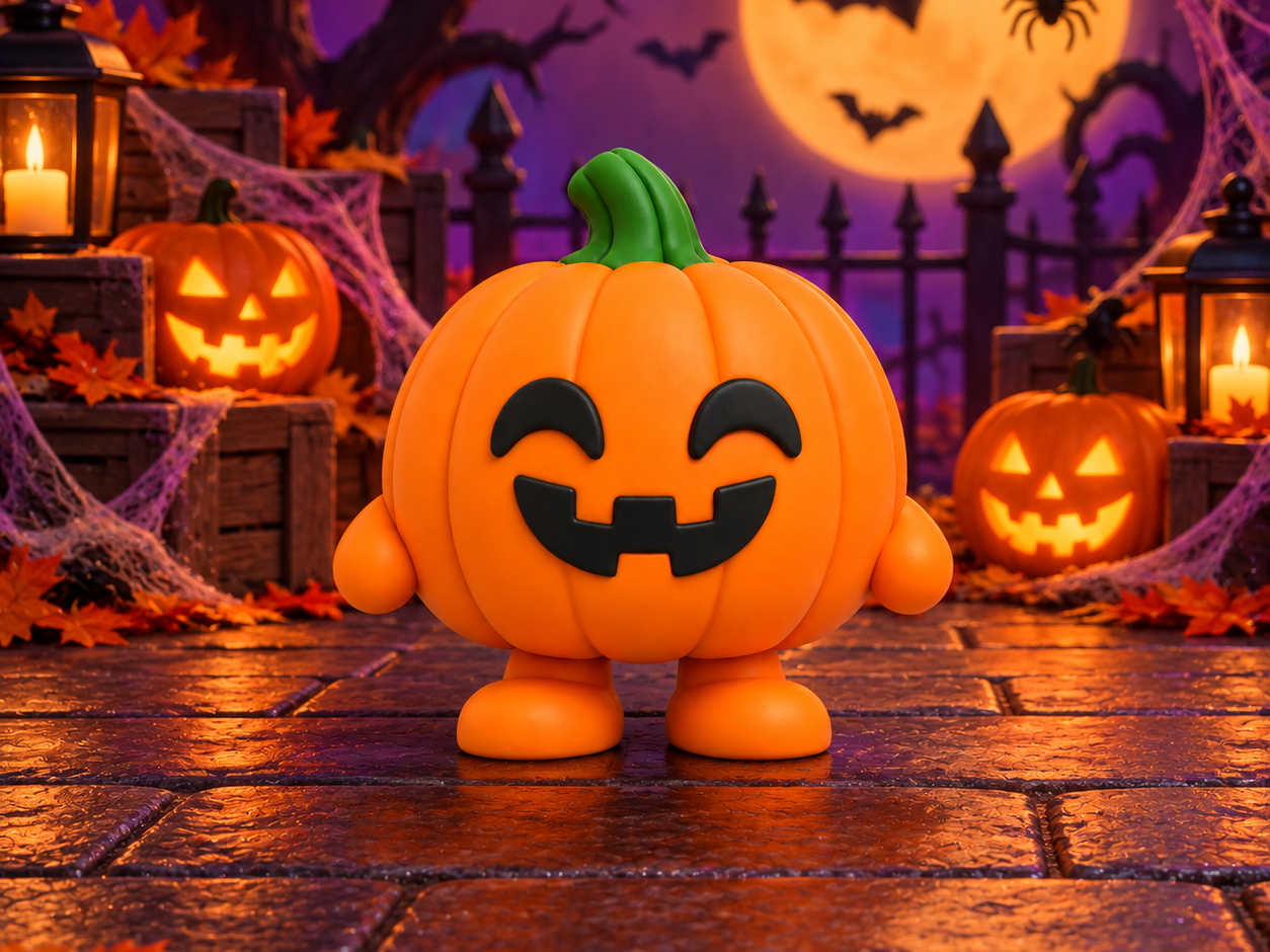 Calabaza Feliz de Halloween 3D model