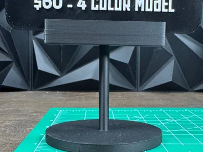 Elevated Sign Stand for 1mm, 2mm or 3mm Signs