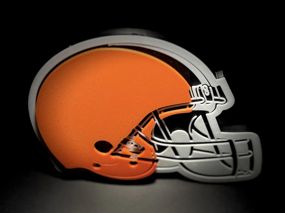 NFL Cleveland Browns Floating Logo Sign v3 - Free 3D Print Model ...