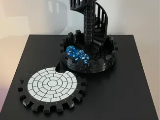 Dice Tower Castle Stairs - Lid