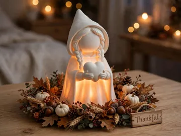 Accesorio de iluminación decorativa: Tealight Witch With Heart Figure — vista de referencia 5