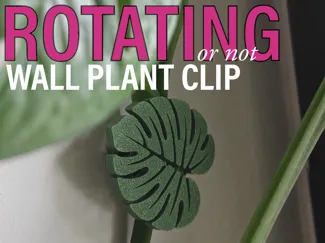 Monstera Leaf Wall Plant Clip (Rotatable or Fixed)