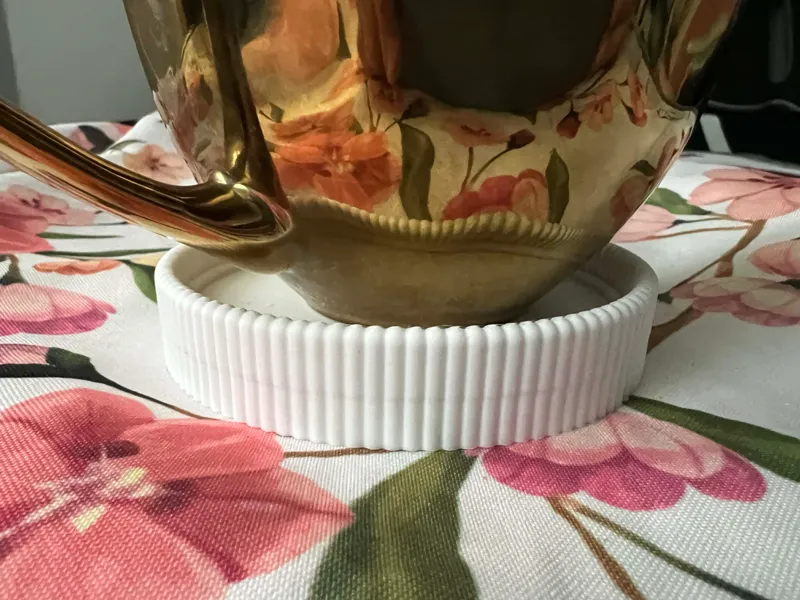 Minimalist Ribbed Coffee Mug Coaster