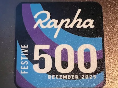 Rapha Festive 500 coaster