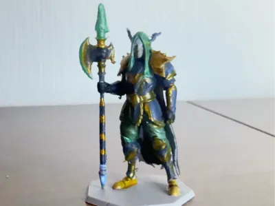 Night Elf Druid Figure - RPG, DnD, Tabletop