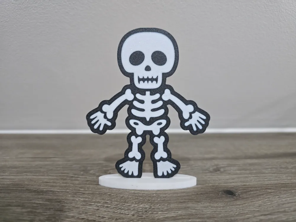 Halloween skeleton by 3Devil MakerWorld: Download Free 3D Models