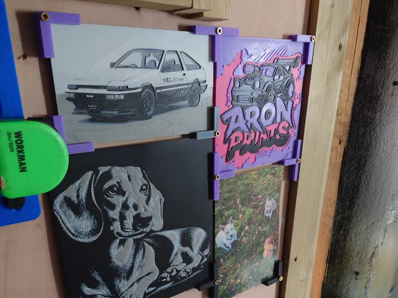 Hueforge, postcard, mini frames