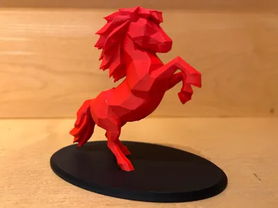 Icelandic Fire Horse - LowPoly