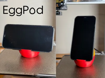 EggPod - The egg shaped phone holder!