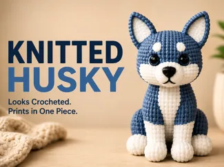 Knitted Husky