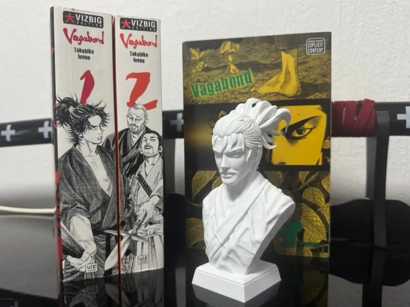 Miyamoto Musashi Bust – Vagabond Manga – Samurai 