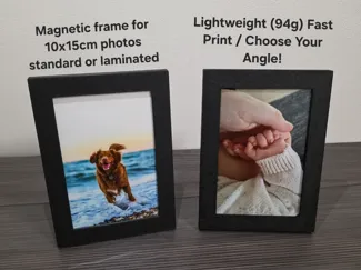 Magnetic 10x15 Photo Frame: Standard & Laminated