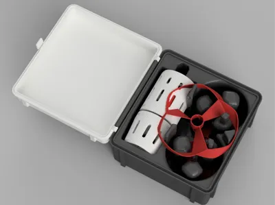 Small High Speed Propeller Launcher Rugged Box