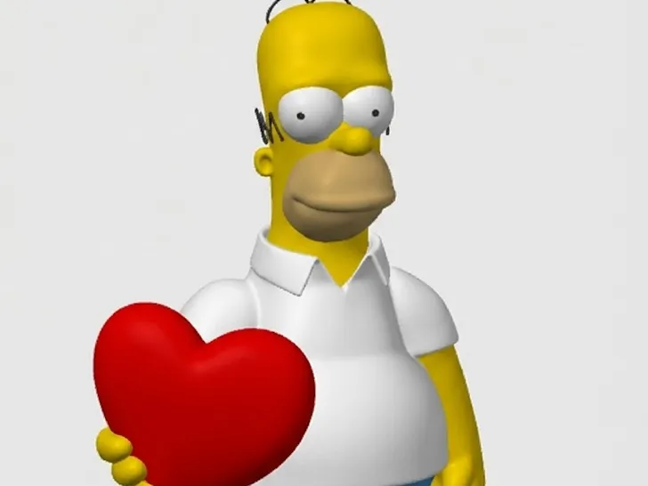 Valentine's King of Hearts - Homer Simpson