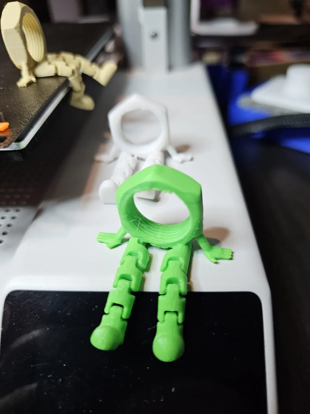 Hexagon Nut Guy - Desk Buddy - Free 3D Print Model - MakerWorld