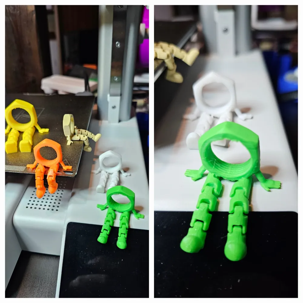 Hexagon Nut Guy - Desk Buddy - Free 3D Print Model - MakerWorld