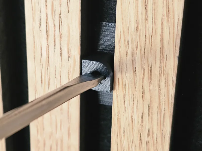 M4, M5 & M6 Twist-Lock mounting for akustik panel