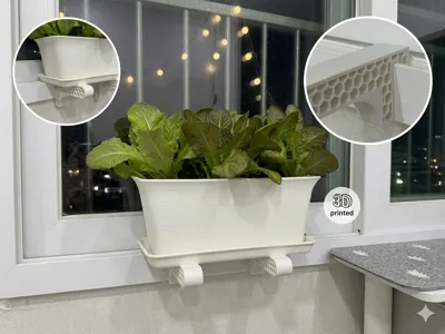 Plant Pot Holder (for Window Frame)