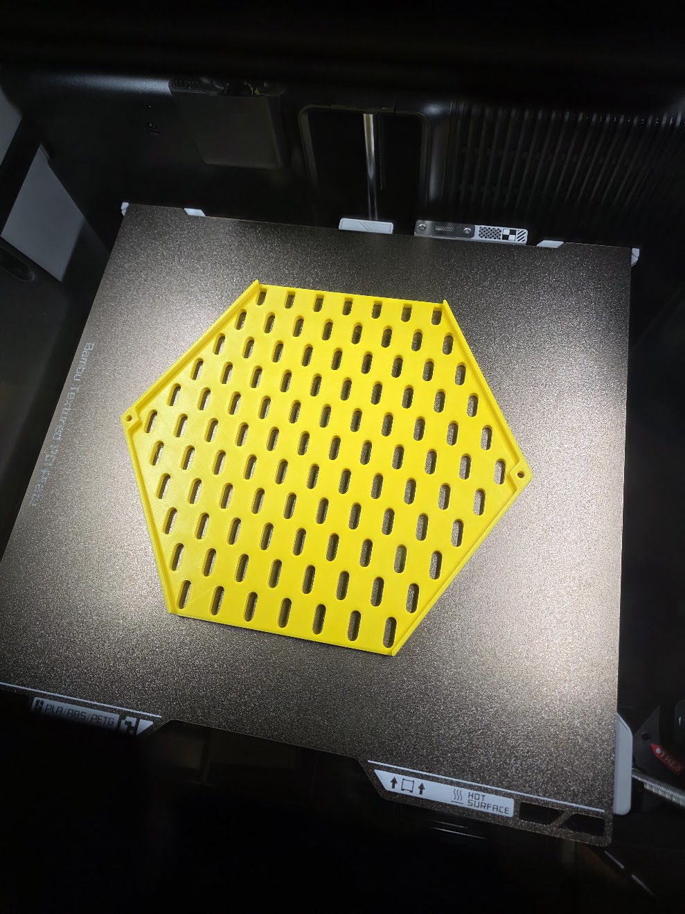Miniatura 2 do modelo 3D Hexagonal Skadis type board v2
