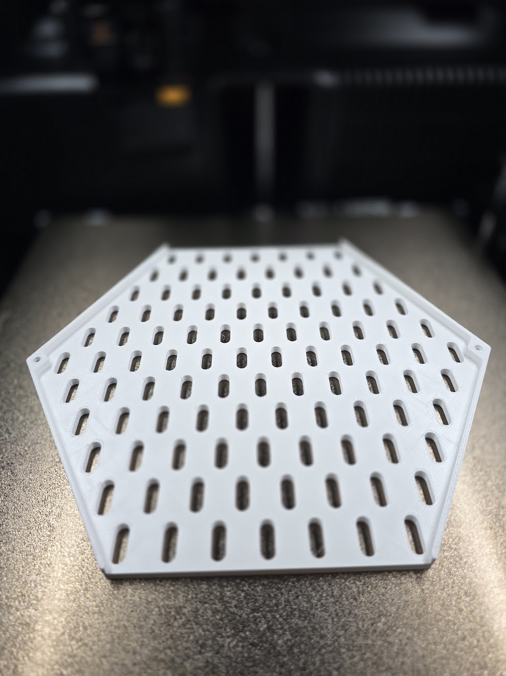 Miniatura 3 do modelo 3D Hexagonal Skadis type board v2