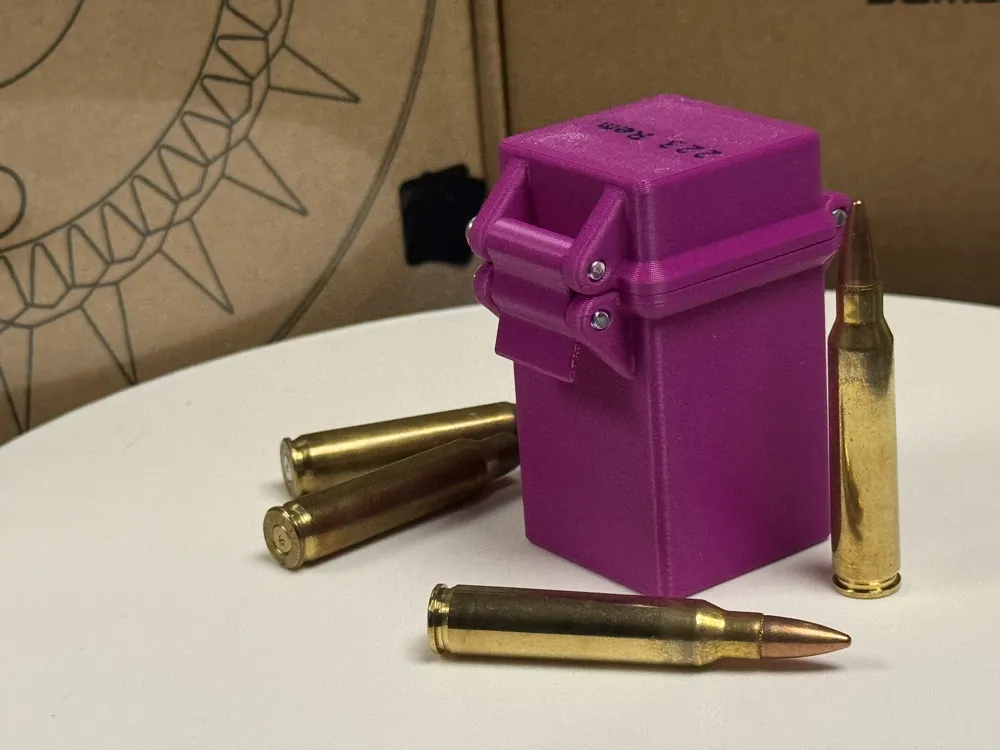 Parametric Spring Box Design SpringGrip - Parametric Cartridge Box, 4 round by Walkonwater3D ...