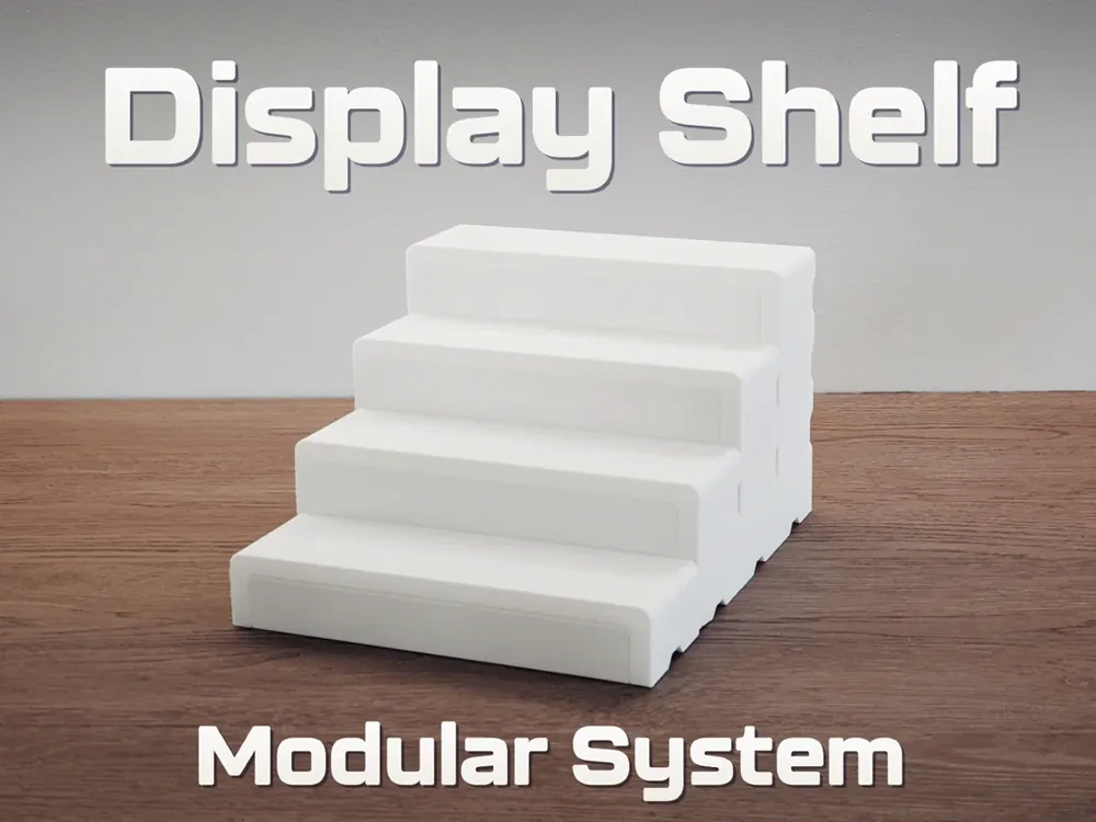 Modular Display Shelf - Free 3D Print Model - MakerWorld