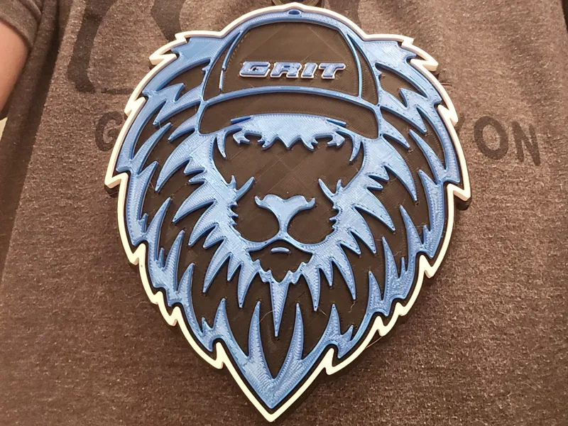 Detroit Lion Grit Lion head