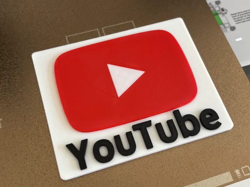 Youtube Subscribe Button Sign Logo Plaque