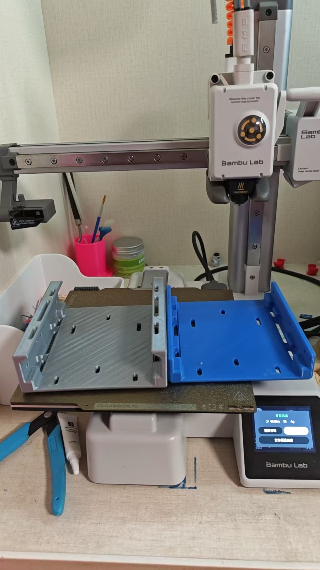 Miniatura 2 do modelo 3D SATA3.5、2.5寸硬盘支架（堆叠、缓冲）