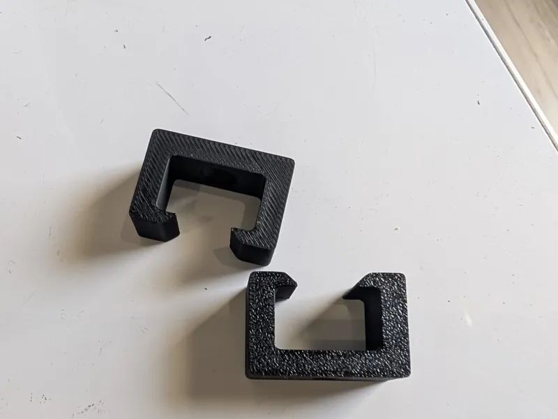 Vertical Clip mount  for ikea enhet rail 