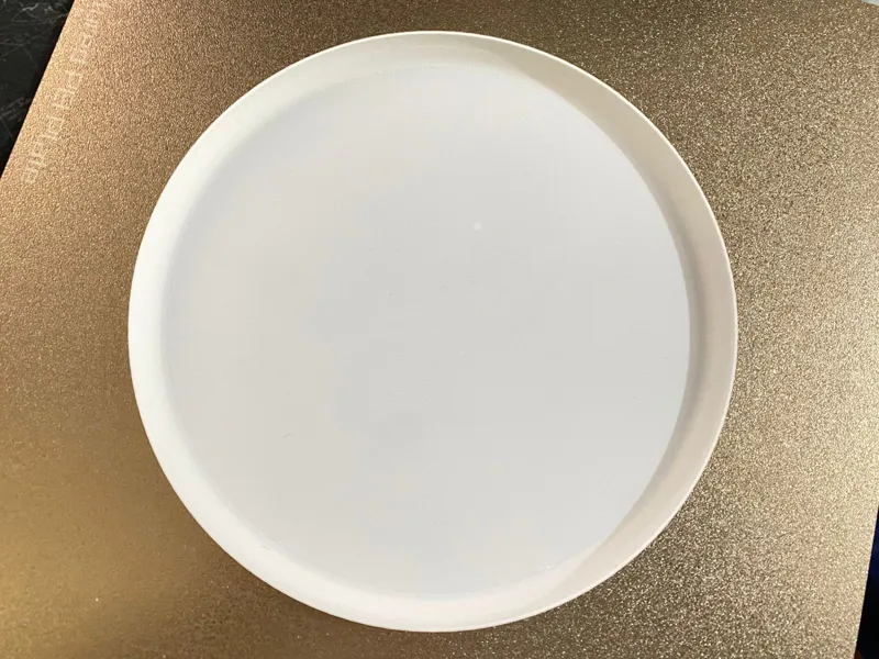 One time plate