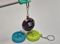 Porte-clés fidget gyroscopique DAD Cœur — photo 2