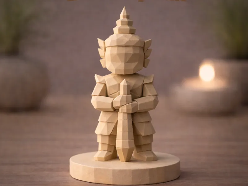Low poly Thai Giant - Yak