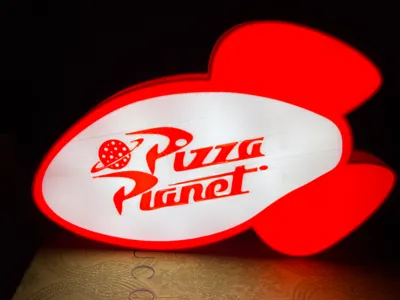Toy Story Pizza Planet Lightbox Deco Model