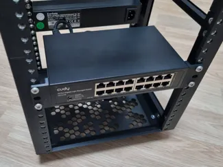 Cudy 16 port switch 10' rack mount ears