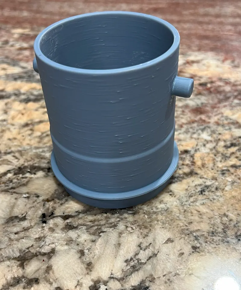 Vacuum Hose Adapter Milwaukee (2-1/2 inch) to Rigid Precision Hose (1-7/8 inch)