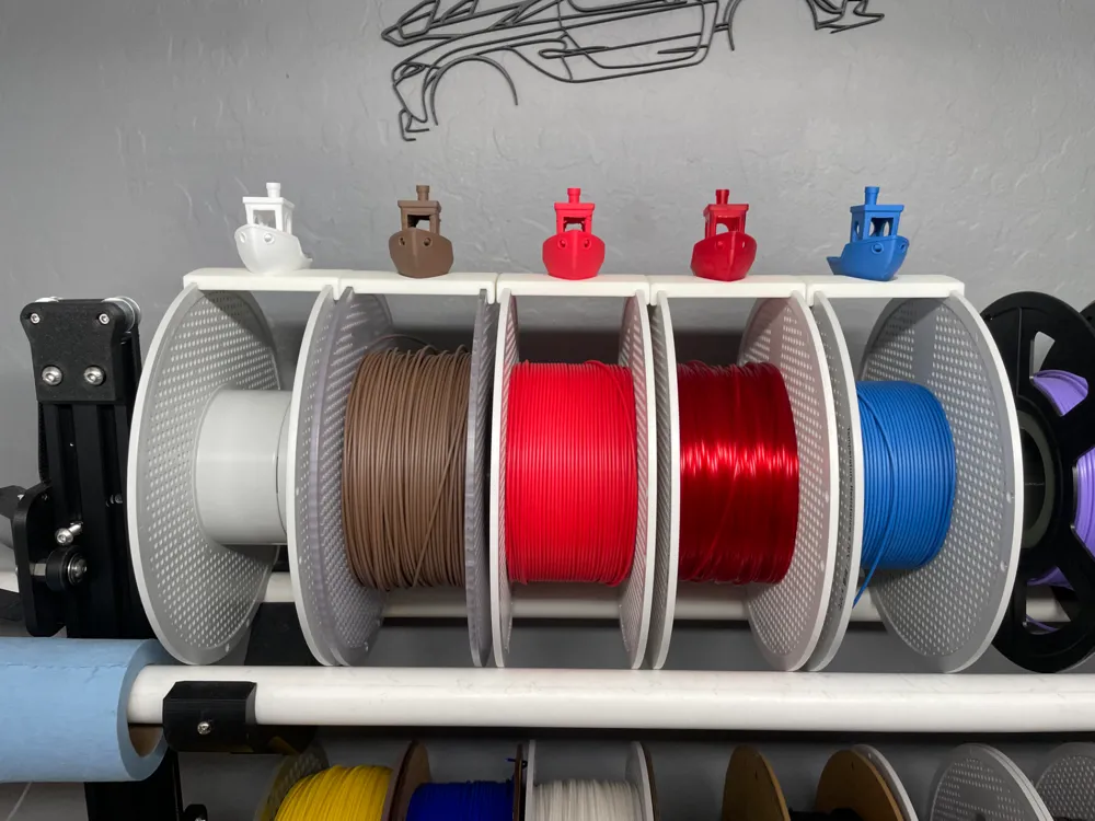 Bambu Spool Benchy Display / Holder by Andrew MakerWorld: Download Free ...